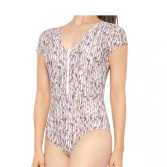 Mott 50 Madeline V-Neck One-Piece Swimsuit - (For Women) - Picture 1 of 2